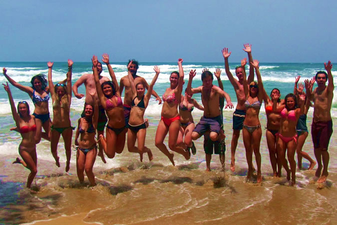 Two aspects dictate the success of your study abroad experience: the quality of the school, and the destination you select. Panama certainly has it ALL for the perfect Spanish immersion vacation! Group of Habla Ya students at beach in Bocas del Toro.
